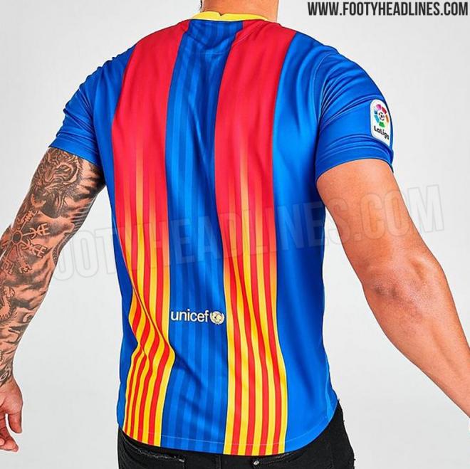 Cuarta camiseta FC Barcelona 20/21 (FootyHeadlines)