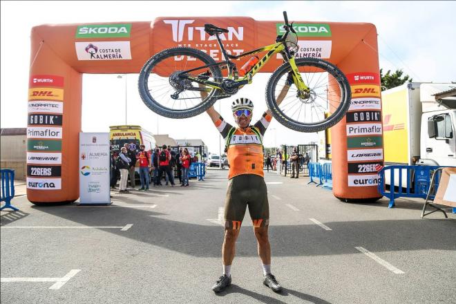 Jesús del Nero, ganador de la primera etapa.