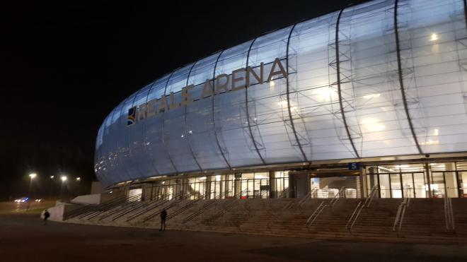 Exterior del Reale Arena, estadio de la Real Sociedad.