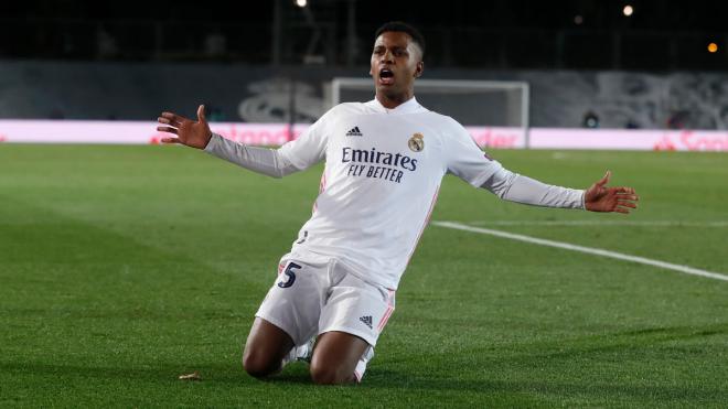 Rodrygo Goes celebra su gol en el Real Madrid-Inter (Foto: Real Madrid).