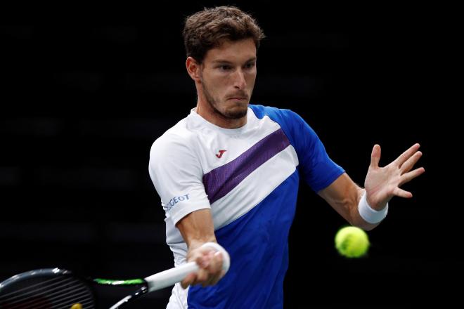 Carreño, durante el Masters 1.000 de París (Foto: EFE).