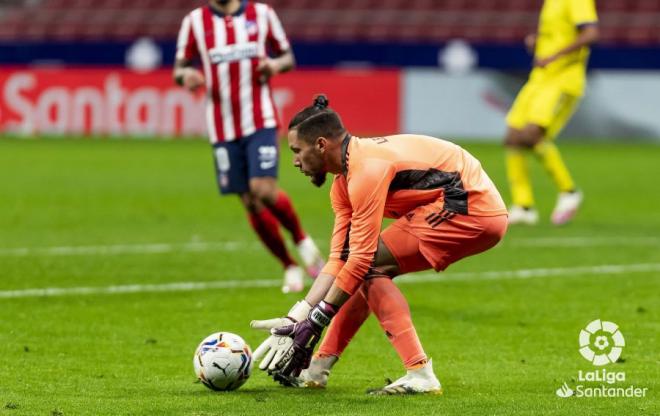 Conan Ledesma, durante el Atleti-Cádiz (Foto: LaLiga).