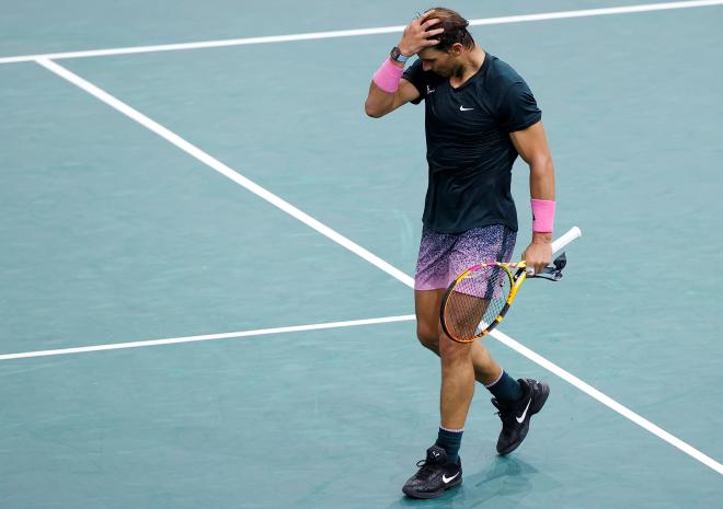 Rafa Nafa, en el Masters 1.000 de París (FOTO: EFE).