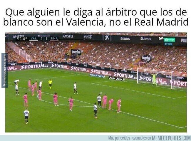 Meme sobre los penaltis del Valencia-Real Madrid (Memedeportes).