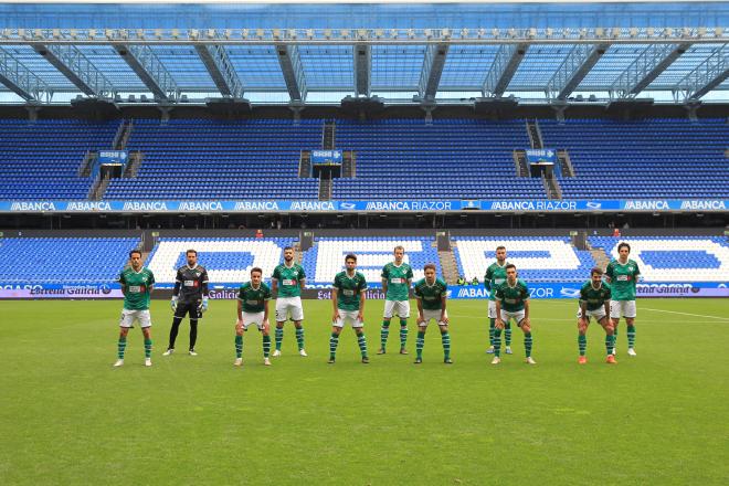 Once titular del Coruxo ante el Dépor (Foto:RCD)