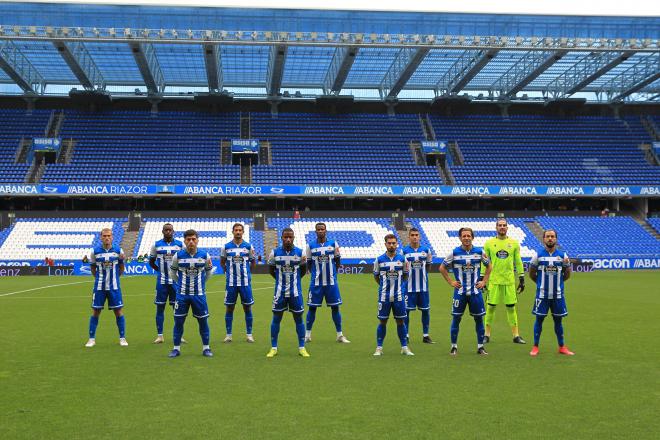 Once titular del Dépor ante el Coruxo (Foto:RCD)