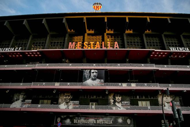 Recreación de la imagen de Juan Cruz Sol en Mestalla (Foto: Valencia CF)