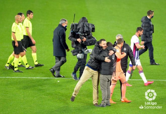 Sergio González celebra la victoria conseguid ante el Athletic Club (Foto: LaLIga).