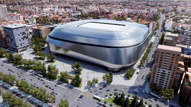 El proyecto del nuevo estadio Santiago Bernabéu (Foto: Real Madrid).