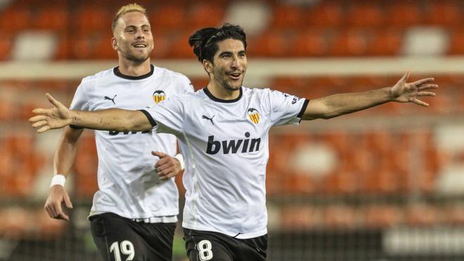 Carlos Soler marcó el último hat-trick del Valencia CF (Foto: VCF)