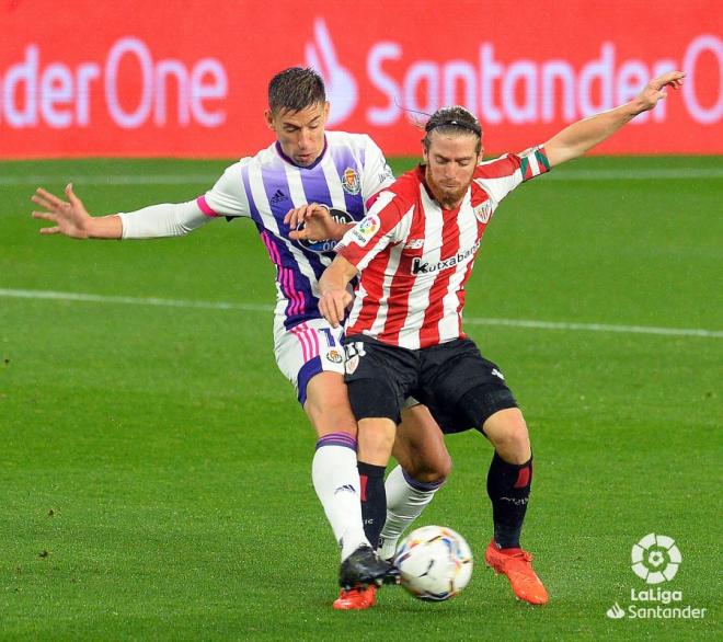 Muniain, durante el Real Valladolid - Athletic (Foto: LaLiga).