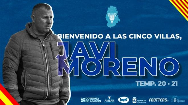 Javi Moreno, nuevo entrenador del Ejea.
