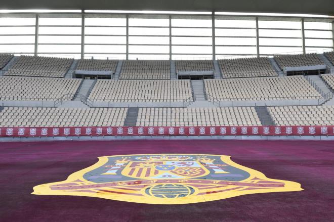 El Estadio de La Cartuja, preparado para acoger el España-Alemania (Foto: Kiko Hurtado).