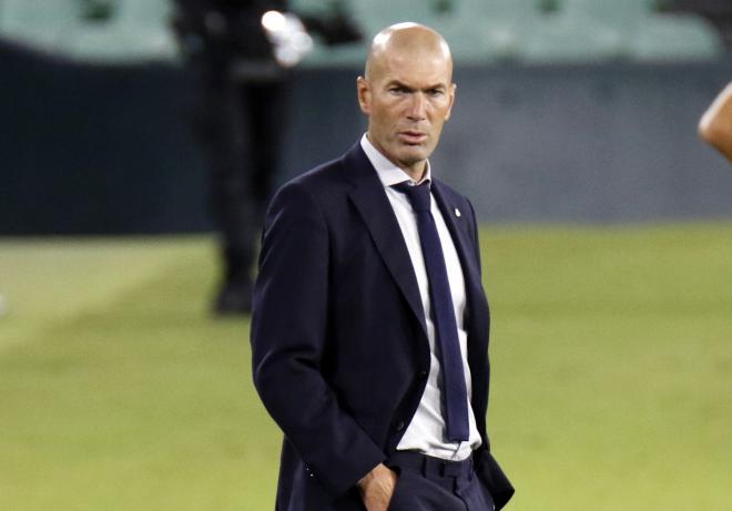 Zinedine Zidane, en un partido del Real Madrid (Foto: LaLiga).