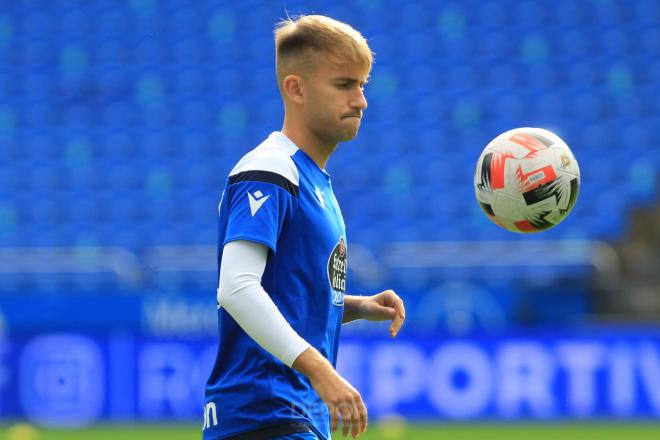 Yago Gandoy, centrocampista del Deportivo (Foto: RCD).