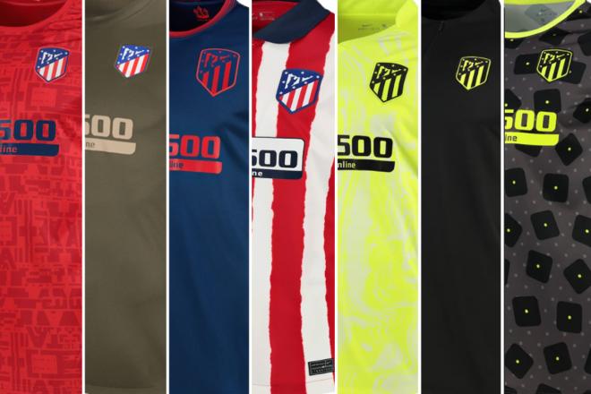 Las camisetas del Atlético de Madrid 20/21.