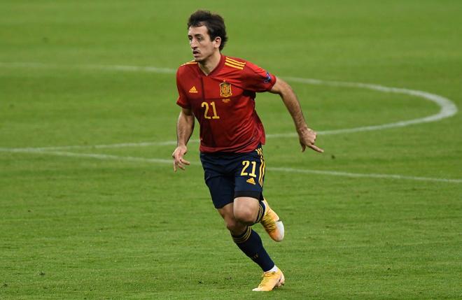 Mikel Oyarzabal, durante un partido de la selección española (Foto: Kiko Hurtado).