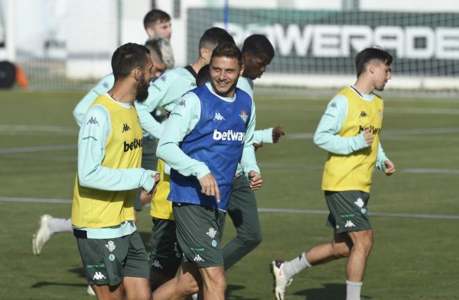 Joaquín, en un entrenamiento de la presente temporada (Foto: Kiko Hurtado).