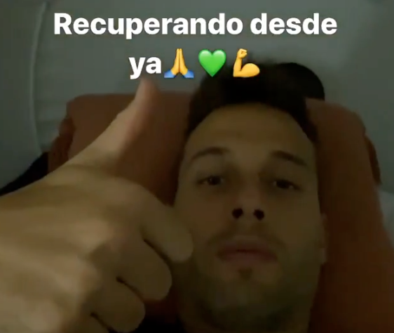 Canales se recupera de su lesión contra Alemania.