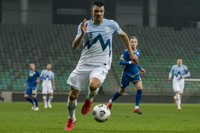 Vuckic con su selección (Foto: NZS).