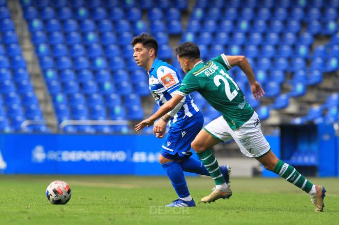 Nacho González en el Deportivo-Coruxo en Riazor(Foto: RCD).