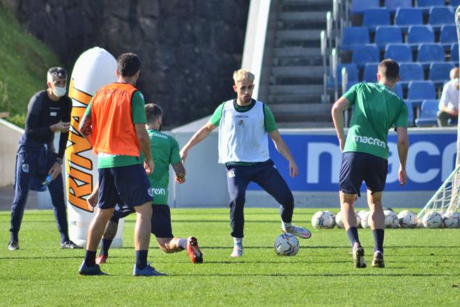Los jugadores de la Real se ejercitan en Zubieta (Foto: Real Sociedad).