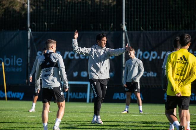 Renato Tapia en A Madroa (Foto: RC Celta(.