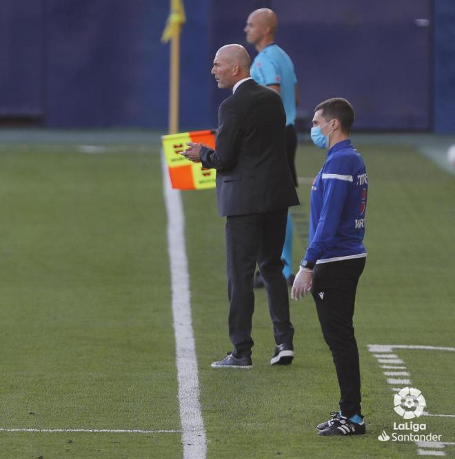 Zidane, ante el Villarreal (Foto: LaLiga).
