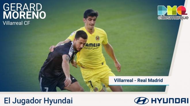 Gerard Moreno, Hyundai del Villarreal-Real Madrid.