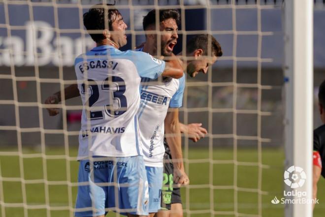 Juande, celebrando con rabia el gol del empate (Foto: LaLiga).
