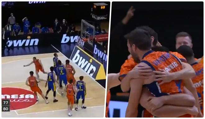 Triunfo del Valencia Basket ante Macabbi