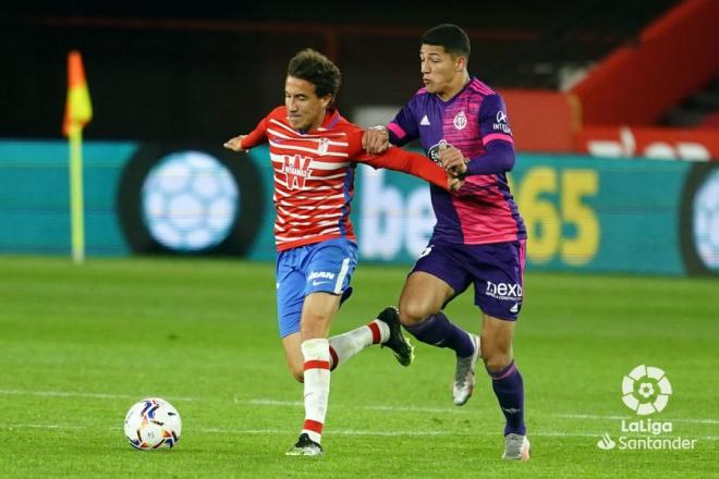 Luis Milla, en un lance del Granada-Real Valladolid (Foto: LaLiga).