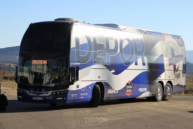 Autobús oficial del Deportivo de la Coruña (Foto: RCD).