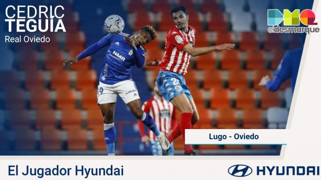 Cedric Teguia, Jugador Hyundai en el Lugo-Real Oviedo