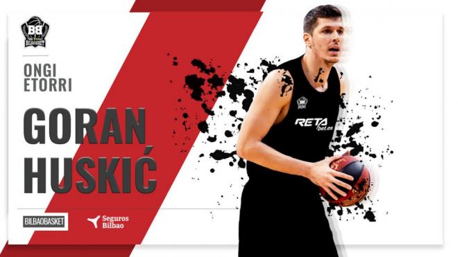 Goran Huskic, la nueva apuesta interior del Bilbao Basket.