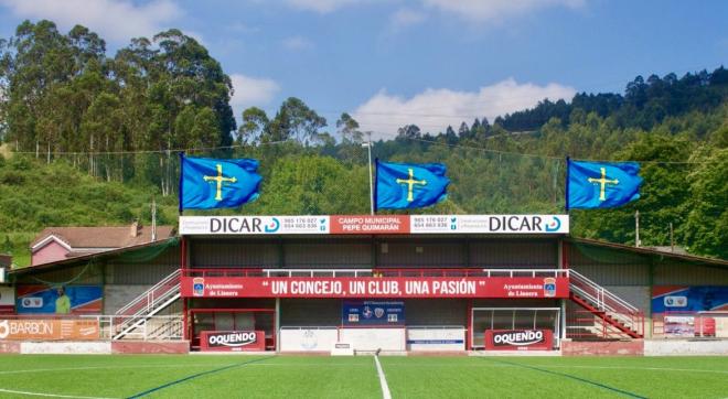 Pepe Quimarán, estadio de la UD Llanera en el que el Celta disputaría la Copa del Rey (Foto: UD Llanera)