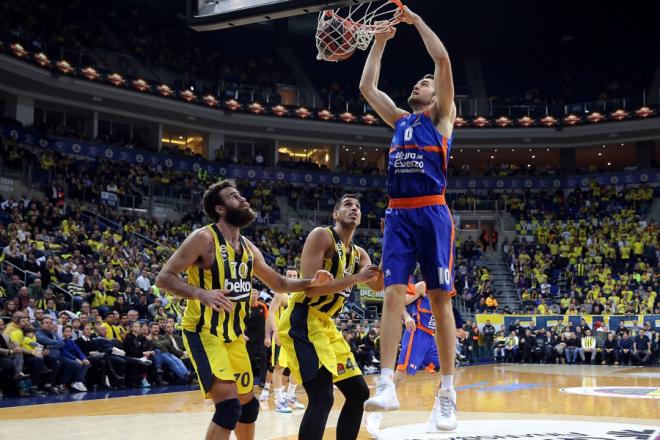 Valencia Basket pone a prueba su buen momento en Euroliga en la pista del Fenerbahçe Beko Istanbul