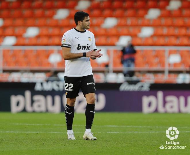 Maxi Gómez, será titular en el Eibar-Valencia (Foto: LaLiga).