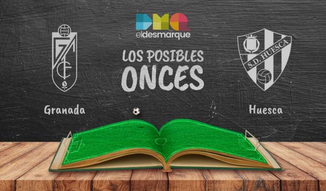 Los posibles onces del Granada-Huesca.