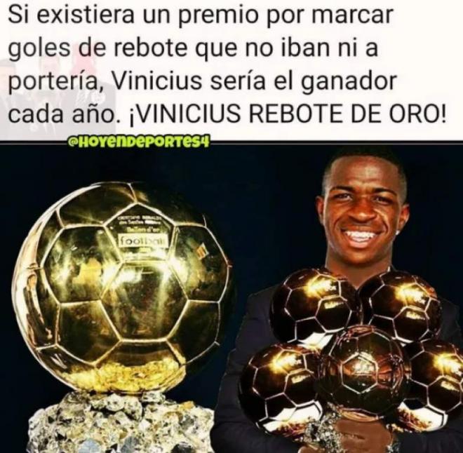 Los memes se centraron en Vinícius Jr.