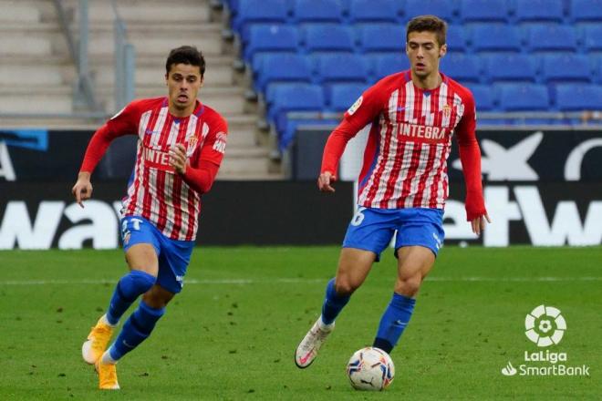 Gaspar Campos y Gragera, durante el Espanyol-Sporting (Foto: LaLiga).
