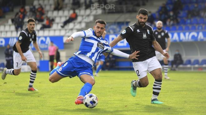 Adri Castro, durante el Fabril-Estudiantil (Foto: RCD).