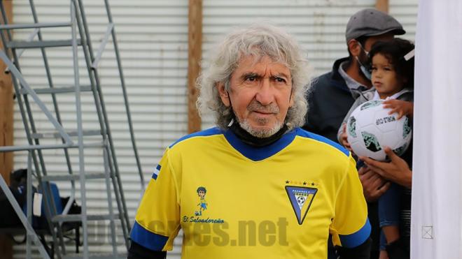 Mágico González, antes del partido en Houston (Foto: Sandeportes.net).