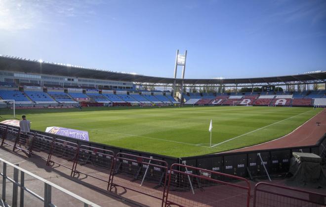 El Estadio de los Juegos del Mediterráneo, escenario del partido.