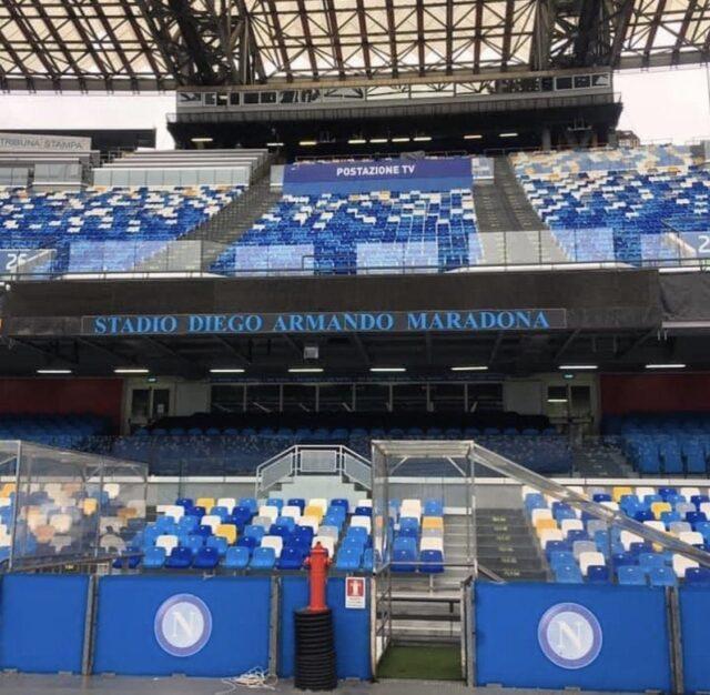 En el Estadio del Nápoles ya luce el nombre 'Stadio Diego Armando Maradona' (Foto: @museodiemozion