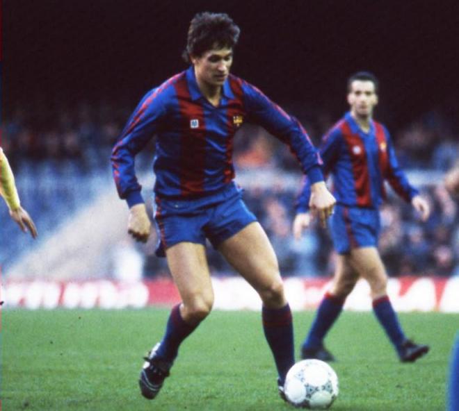 Gary Lineker, en su etapa como jugador del Barcelona (Foto: FCB)