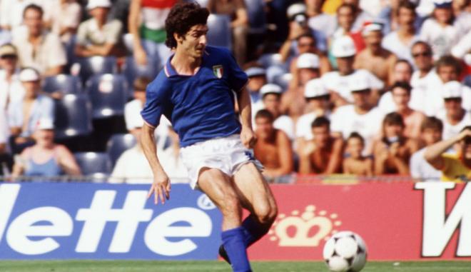 Paolo Rossi, durante el Mundial de España 82.