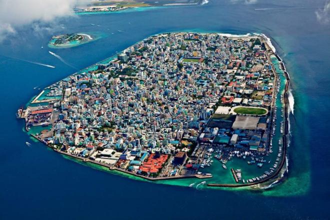 Malé, capital de Maldivas, dónde juega el Club Valencia (Foto: Borjas Martín)