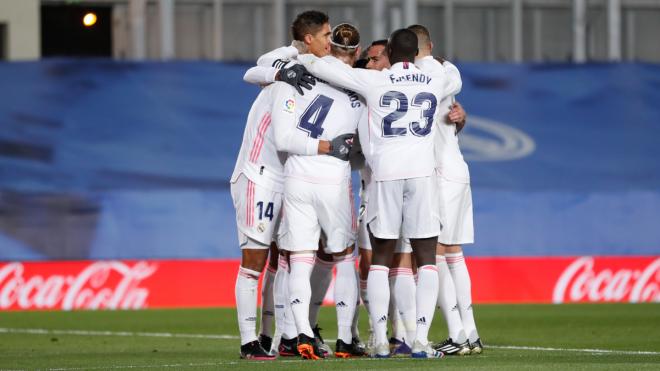 Celebración del Real Madrid ante el Atlético (Foto: RMCF).