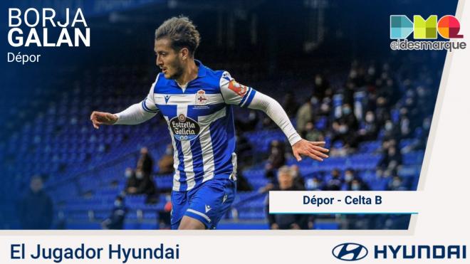 Borja Galán, Jugador Hyundai del Dépor-Celta B.